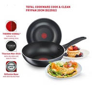 Tefal Cookware Cook & Clean Frypan 20cm (B22502) Non Stick Frying Pan