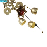 CABEZAG Money Tree Wind Chimes Bell, Retro Fortunate Metal Money Tree Bell, Hanging Bell Handmade Re