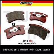 HEMAN - 4 IN 1 DISC BRAKE PAD ( FRONT ) PERODUA KANCIL EZ850 / DAIHATSU L200 (MIRA) ( H0015-S )