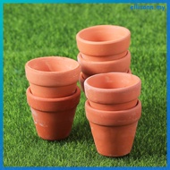 10Pcs 3.5x3.5cm Small Mini Terracotta Pot Clay Ceramic Pottery Planter Cactus Flower Pots Nursery Po