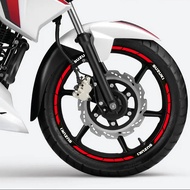 9inch Wheels Motorcycle 9inch Wheels Motorcycle Wheels Strips Sticker Decals for Motorcycle Frame De