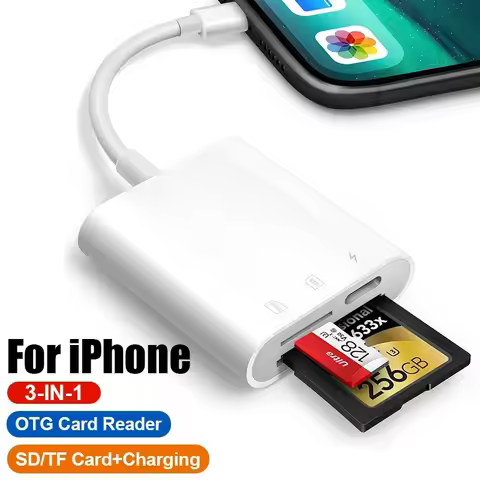 For ios to SD Card Reader For iPhone 12 11 13 14 15 Pro Max Memory Card Adapter Camera SD Card Adapt
