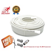 antena tv Cable RG6 High Quality Copper For Astro/Njoi/MYTV Decoder