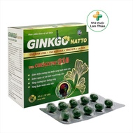 VIÊN UỐNG BỔ NÃO NGỪA ĐỘT QUỴ GINKGO NATTO COENZYME Q10 HỘP 100 VIÊN