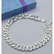 original silver 925bangle(SM250) pure silver perak tulen gelang tangan lelaki