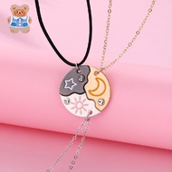 Necklace suitable for 2 3 girls friendship necklace best friend necklace cute koala heart pendant ne