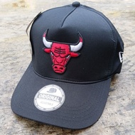 Chicago Bulls logo baseball cap black
