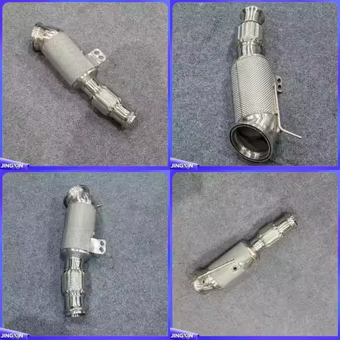 Custom for High Flow Catalytic Converter Exhaust Pipe 3.0T B58 Engine Downpipe Replacement M240i M34