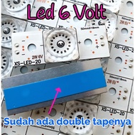 LED TV BACKLIGHT LIGHTS LCD LED UNIT 6 VOLT, SMALL CONCAVE GRAIN LED