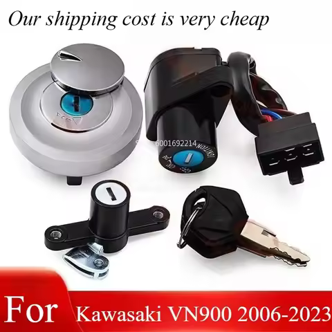 For Kawasaki VN900 Classic Custom VN900 Vulcan 900 Classic LT 27005-0032 Fuel Gas Cap Ignition Switc