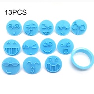 13 Pcs/Set Expression Plastic Cookie Mould Cookie Imprint Mode BS267070