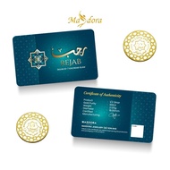 MASDORA 999.9 Gold 1/2 Dinar (2.125GM) Islamic Calendar Collection - REJAB (EMAS 999.9/24K)