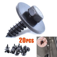 【AUTOMALLS】【Ready Stock】20X Hex Head Screw Fender Liner Air Duct Splash Shield Trim For BMW 07147129