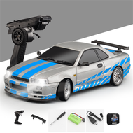 LDRC 1899 RTR 1/18 2.4G RWD RC Car Drift GTR R34 Gyro LED Light On-Road Full Proportional Alloy Body