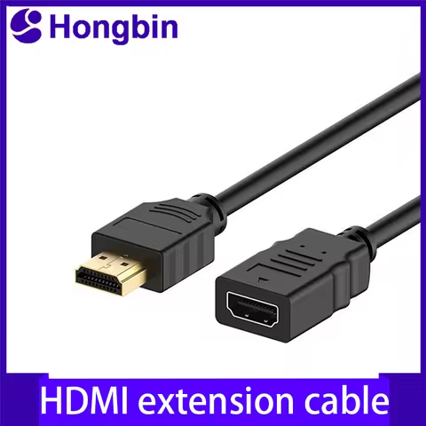 3m 0.3m 1m HDMI-compatible Extension Cable male to female 4K 3D 1.4v HDMI Extended Cable for HD TV L