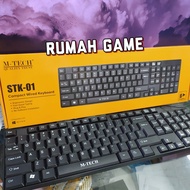 M-TECH STK-01 USB Keyboard - M-tech STK-01 Standard USB PC / Laptop / Computer Keyboard