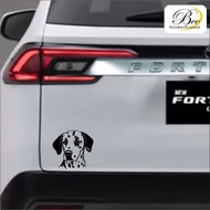 BEE. Cutting Stickers for Dalmatian Dogs, Cool Car Stickers, Cute Dalmatian Dog Stickers
