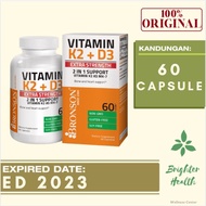 Bronson Vitamin K2 D3 Extra Strength D3 10000 iu 10,000 iu 60 Capsules