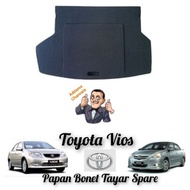 Toyota Vios Lama & Dugong Papan But Boot Trunk Bonet Pelapik Tayar Spare Kereta NCP42 NCP93 NCP150 B