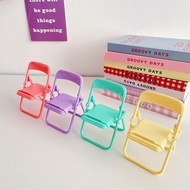 1Pcs Mobile Phone Holder Creative Cute Color Chair Stand Simple Tablet pc Desktop Holder Easy to Carry