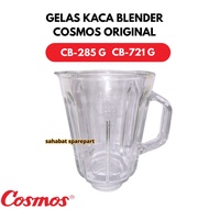 GELAS KACA BLENDER COSMOS CB-285G/ CB-721G ORIGINAL - CB 285 G - CB 721 G