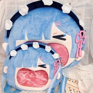 Life in Another World Rem Cute Merchandise Big Mouth Plush Pain Bag Messenger Snack Bag Re0 From Zer