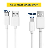 Fast Charging Data Cable Cas Casan Type C Micro USB Android HP Charger