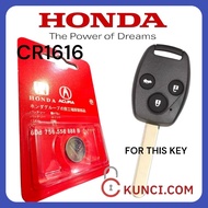 BATTERY CR1616 FOR HONDA JAZZ CITY CIVIC ACCORD CRV