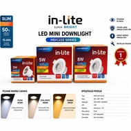 DOWNLIGHT LED SPOTLIGHT INLITE INDC232 3W 5W 8W 6500K 4000K 3000K