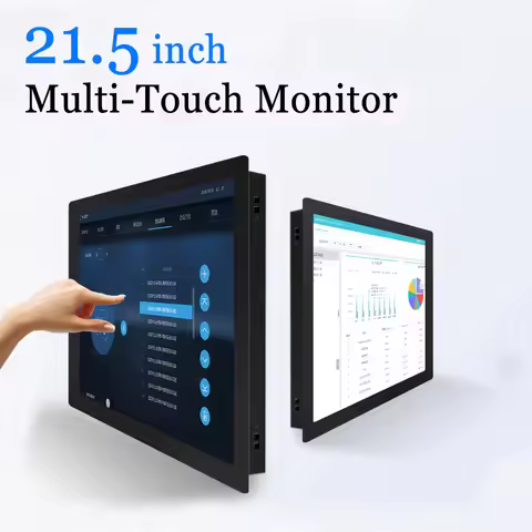 IP65 Protection 21.5 inch HDMI Capacitive USB Touch Screen Wall Mount Monitor for PC With HDMI VGA A