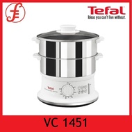 Tefal VC1451 Stainless Steel Convenient Steamer 2 TIER 6L