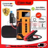 DIYMALL 99800mAH Car Jumper 6000cc Power Bank Air Compressor Kereta Air Pump Emergency