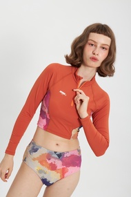 Jenim Sports Marina Swim crop top mela