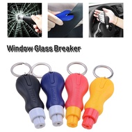 Glass Breaker Key Holder Emergency Safety Escape Pointed Hammer Keychain ,Keyring Seat Belt Cutter Easy Carry Tools