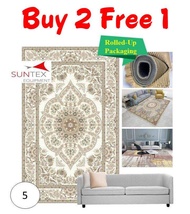 5D Premium Super Tebal Velvet Crystal Carpet L  XL, 2XL, 4XL, 5XL Rolled-Up Fine Print Top Quality R