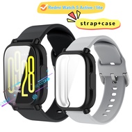 Redmi Watch 5 Active / Lite strap Silicone strap for Redmi Watch 5 Active strap Sports wristband Red