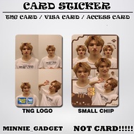 [ TAEYONG ]  Touch n Go Card Sticker Cover TNG / MASTER / VISA / CREDIT/ DEBIT CARD