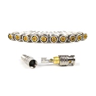 10PCS welded BNC video wire connector camera monitoring Q9 connector gold-plated