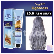 ❃Lightness 10.9 Ash Gray Hair Colourant Set with Bremod Oxidiser