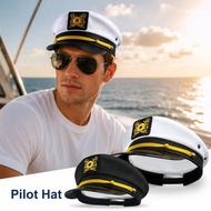 Universal Pilot Hat Airline Captain Cap Air Force Cap For Halloween Cosplay Show