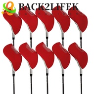 BACK2LIFEK Golf Iron Headcover Golf Putter Protective Cover 10 Pcs/Set Golf Putter Accessories Durab