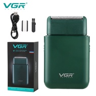 VGR Shaver V-390 Ultra Thin Beard Trimmer Beard Machine Men's Shaver USB Rechargeable Foil Quick Saf