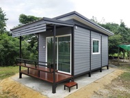 บ้านน็อคดาวน์ป.เจริญ1ห้อง1ห้องน้ำ1ระเบียง รวมติดตั้ง