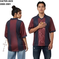 Brcln X Cactus Jack Special Edition 2000 2001 Maroon Football Shirt Custom Screen Printing Name Numb
