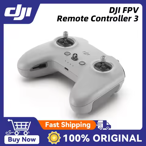 DJI FPV Remote Controller 3 Engineered for DJI O4 video transmission with an integrated antenna desi