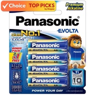 Panasonic EVOLTA/Nomal Alkaline AA/AAA/C/D size Battery (2pcs/4pcs/6pcs card) & 9V 1pc card