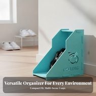 Bike Storage Box Foldable Bike Organizer Storage Box with Handle Large Capacity Crate Textured for C
