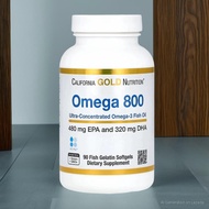 Dầu Cá California Gold Nutrition Omega 800 Ultra-Concentrated Omega-3 Fish Oil Hỗ Trợ Sức Khoẻ Tim M
