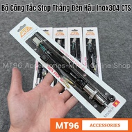 Bộ Chỉnh Stop Đèn Lái (Đèn Hậu) Phanh Chân Sau Inox CTS Gắn Wave Dream Futre Inox304