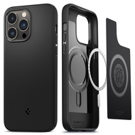 SPIGEN เคสสำหรับรุ่น iPhone 14 [Mag Armor Mag Fit] Shock Absorption TPU Case with Embedded Magnet fo
